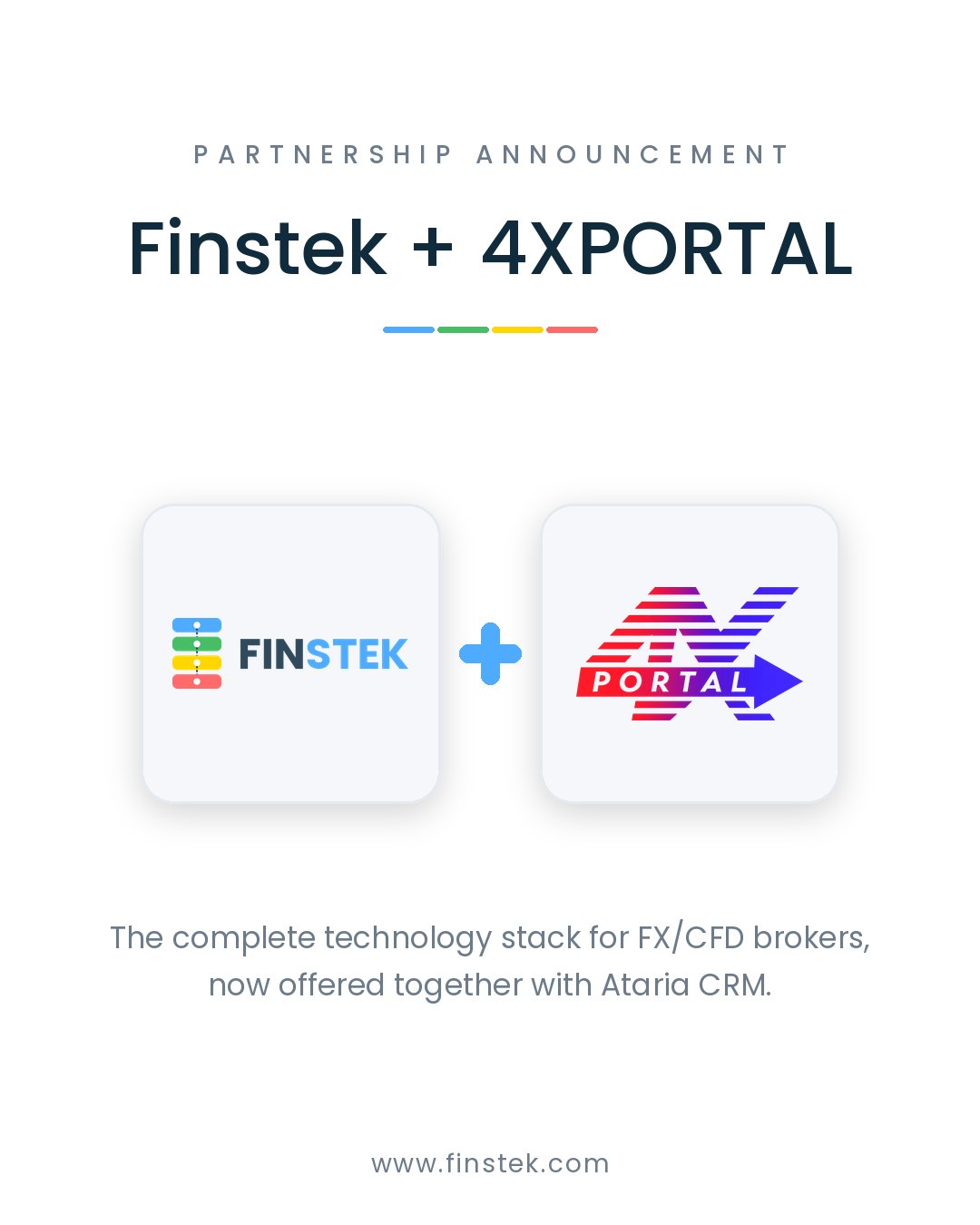 Finstek + 4XPORTAL partnership announcement